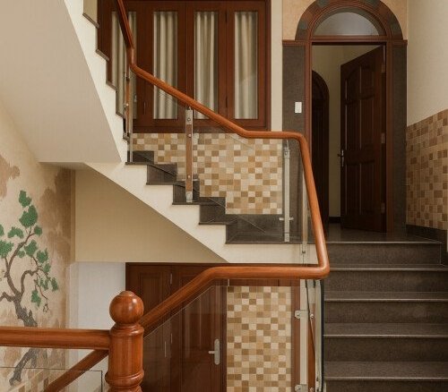 Nha MT VIP Nguyen Anh Thu noi that go cao cap 3 tang 14 ty 8 (1)